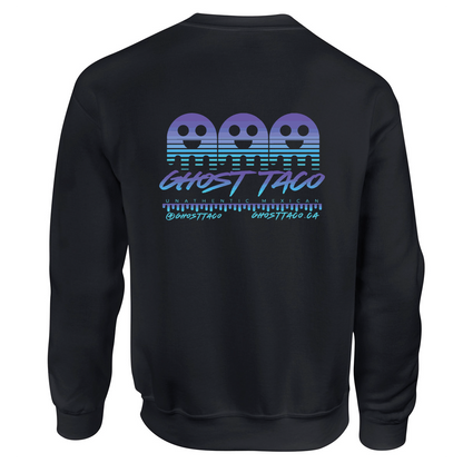 Ghost Taco Crewneck- Blue & Purple