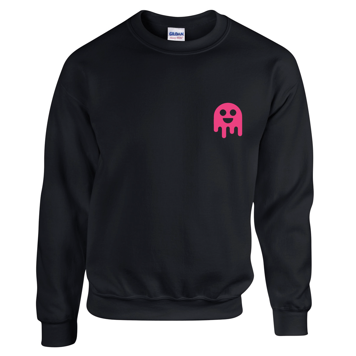 Ghost Taco Crewneck- Yellow & Pink