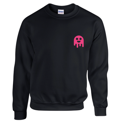 Ghost Taco Crewneck- Yellow & Pink