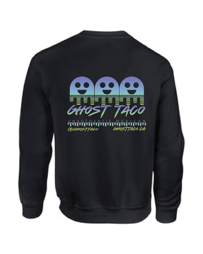 Ghost Taco Crewneck- Green & Purple